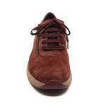 Sneaker roestbruin daim 66007